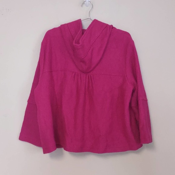 Cato Wool Blend Hooded 2 Button Peacoat Berry Pink XL - Picture 4 of 9